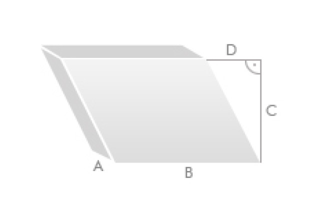 Schaumstoff Parallelogramm