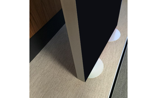 Raumtrenner bzw. Stellwand 160cm x 100cm Camira YS009 schwarz