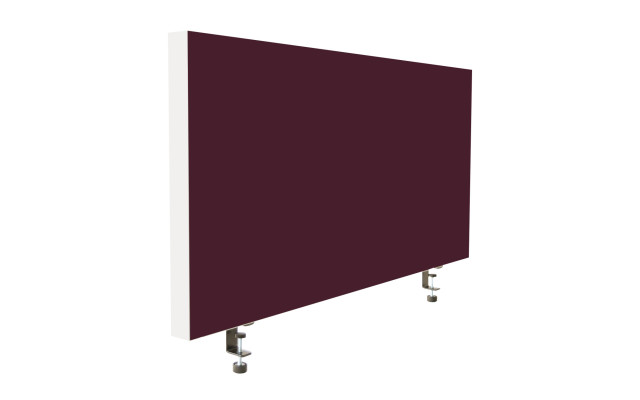 Tischabtrennung 100cm x 50cm x 4,5cm inkl. Alurahmen - Camira® Stoff YS030