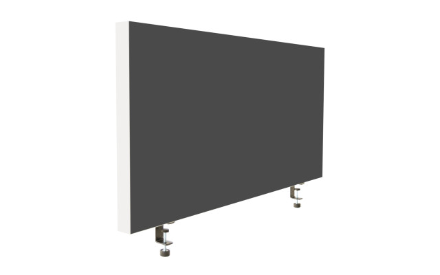 Tischabtrennung 100cm x 50cm x 4,5cm inkl. Alurahmen - Camira® Stoff YS081
