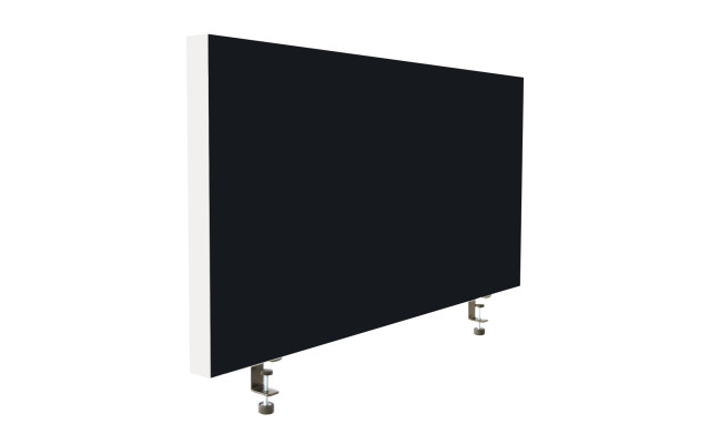 Tischabtrennung 100cm x 50cm x 4,5cm inkl. Alurahmen - Camira® Stoff YS145
