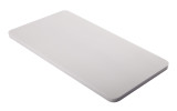 Absorber abgerundet aus Basotect® G+ Schaumstoff 100cm x 50cm x 3cm, hellgrau