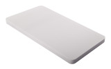 Absorber abgerundet aus Basotect® G+ Schaumstoff 100cm x 50cm x 5cm, hellgrau