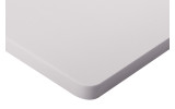Absorber abgerundet aus Basotect® G+ Schaumstoff 100cm x 50cm x 5cm, hellgrau