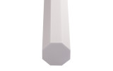 Baffel aus Basotect® G+ achteckig 12 x 12 x 100cm, hellgrau