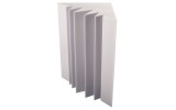 Spezial Bassabsorber aus Basotect® 60cm x 37cm x 37cm hellgrau