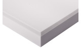 Decorschaumstoff aus Basotect® G+ Schaumstoff 100 x 50 x 10cm,hellgrau, klebend