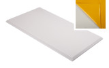 Decorschaumstoff aus Basotect® G+ Schaumstoff 100 x 50 x 3cm,hellgrau,klebend