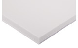 Decorschaumstoff aus Basotect® G+ Schaumstoff 100 x 50 x 3cm,hellgrau,klebend