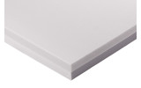 Decorschaumstoff aus Basotect® G+ Schaumstoff 100 x 50 x 5cm,hellgrau, klebend