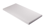 Decorschaumstoff aus Basotect® G+ Schaumstoff 100 x 50 x 5cm, hellgrau