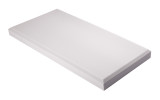 Decorschaumstoff aus Basotect® G+ Schaumstoff 100 x 50 x 7cm, hellgrau