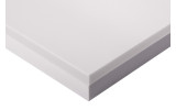Decorschaumstoff aus Basotect® G+ Schaumstoff 100 x 50 x 7cm, hellgrau