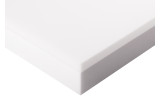Decorschaumstoff aus Basotect® Schaumstoff 100 x 50 x 10cm,weiss, klebend