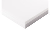 Decorschaumstoff aus Basotect® Schaumstoff 100 x 50 x 7cm,weiss, klebend