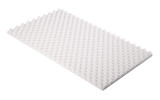 Noppenschaumstoff aus Basotect®100cm x 50cm x 3cm, weiss
