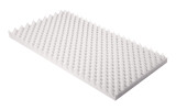 Noppenschaumstoff aus Basotect® 100cm x 50cm x 5cm, weiss
