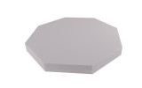 Octa aus Basotect® G+ 50 x 50 x 5cm, hellgrau