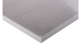 Absorber aus Basotect® G+ mit Aluminiumfront 100cm x 50cm x 5cm, hellgrau klebend