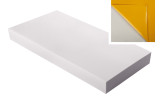 Absorber aus Basotect® Schaumstoff 100cm x 50cm x 10cm,weiss,klebend