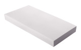 Absorber aus Basotect® G+ Schaumstoff 100cm x 50cm x 10cm, hellgrau