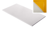 Absorber aus Basotect® G+ Schaumstoff 100cm x 50cm x 2cm, hellgrau klebend