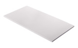 Absorber aus Basotect® G+ Schaumstoff 100cm x 50cm x 2cm, hellgrau