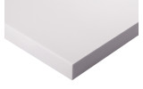 Absorber aus Basotect® G+ Schaumstoff 100cm x 50cm x 7cm,hellgrau,klebend