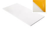 Absorber aus Basotect® Schaumstoff 100cm x 50cm x 2cm, weiss klebend