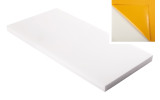 Absorber aus Basotect® Schaumstoff 100cm x 50cm x 5cm,weiss,klebend