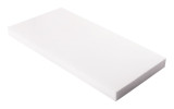 Absorber aus Basotect® Schaumstoff 100cm x 50cm x 7cm, weiss
