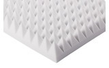 Pyramidenschaumstoff aus Basotect® 100cm x 50cm x 10cm, weiss