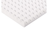 Pyramidenschaumstoff aus Basotect® 100cm x 50cm x 5cm, weiss