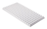 Pyramidenschaumstoff aus Basotect® 100cm x 50cm x 7cm, weiss