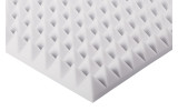 Pyramidenschaumstoff aus Basotect® 100cm x 50cm x 7cm, weiss