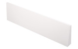 Trapez aus Basotect® weiss 100 x 25cm, 2.5 bis 7,5cm Stärke