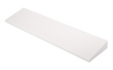 Trapez aus Basotect® weiss 100 x 25cm, 2.5 bis 7,5cm Stärke