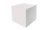 Akustikwürfel aus Basotect® 40 x 40 x 40cm, mit weissem Bezug