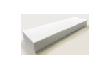 Absorber aus Basotect® Schaumstoff 100cm x 25cm x 10cm, weiss