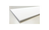 Absorber aus Basotect® Schaumstoff 100cm x 25cm x 2cm, weiss