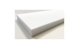 Absorber aus Basotect® Schaumstoff 100cm x 25cm x 4cm, weiss