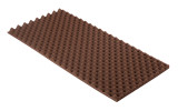 Noppenschaumstoff Colorline 95 x 45 x 3cm braun PU Schaumstoff