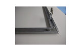 Deckensegel Akustiksegel weiss 100 x 100 x 5cm inkl. stabilisierende Aluschiene