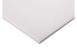 Ethafoam 100cm x 50cm x 1cm, weiss