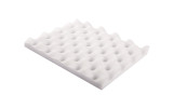 Handmuster Noppenschaumstoff aus Basotect weiss