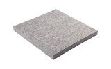 PET-VLIES Akustikabsorber 60cm x 60cm x 5cm, anthrazite/graue Vliesoberfläche