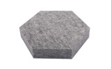 PET-VLIES Akustikabsorber Octa 29cm x 29cm x 5cm, anthrazite/graue Vliesoberfläche