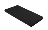 PET-VLIES Akustikabsorber 120cm x 60cm x 2,5cm, schwarze Vliesoberfläche