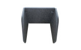 Lärmschutz am Schreibtisch - Komplettsatz, Größe variierbar 60 x 60 x 60cm PET-Vlies hellgrau