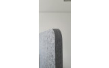 Office Trennwand Stellwand 180cm x 90cm Eco Office Line graues PET-Vlies
